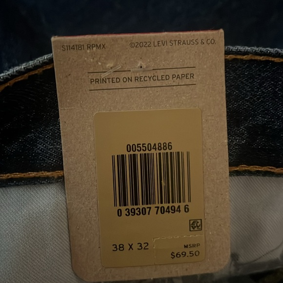 👖 NWT Levi’s 550 Relaxed jeans size 38x32 - Picture 6 of 6